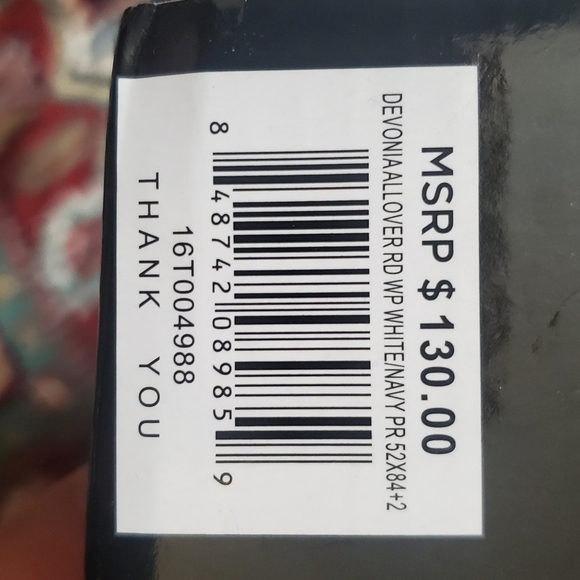 HALF MOON DEVONIA ALLOVER TWO PANELS. ROOM DARK. CURTAINS NOISE REDUC. 52X84 NWT - Picture 8 of 10